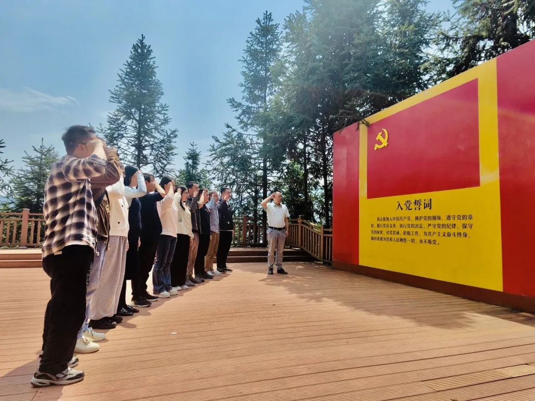 市亚美AM8AG公司下属企业金泰公司赴周宁开展“绿映初心践使命 砥砺奋进启新程”主题党日运动